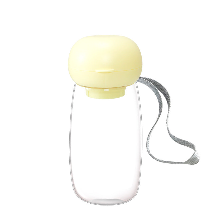 Portable Pet Travel Water Bottle Feeding Cup With Bowl