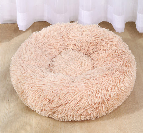 Soft Thick Plush Round Pet Bed Sleep Mat