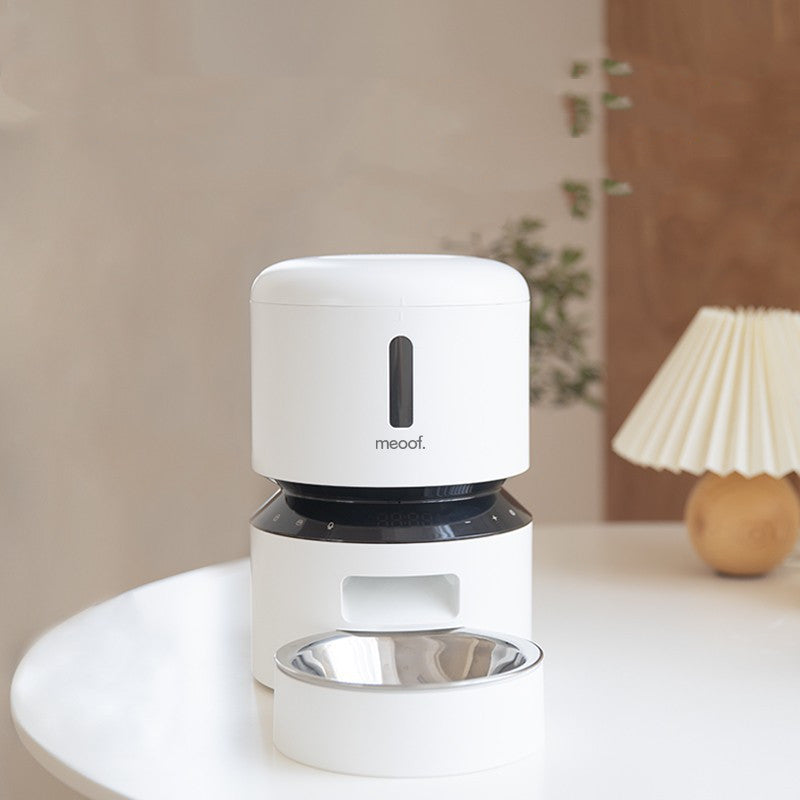 Capsule Automatic Feeding Double Bowl Pet Feeder System