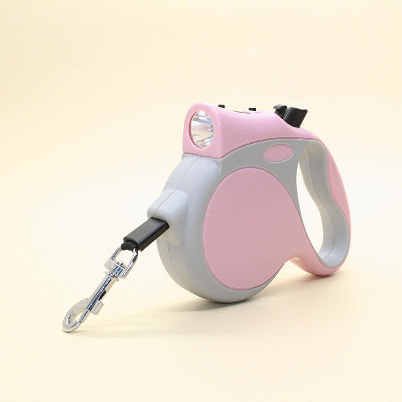 Retractable Pet Rope Leash With Built-In LED Light