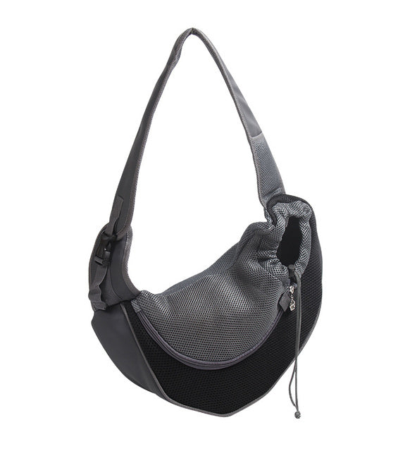 Portable Pet Carrier Mesh Shoulder Travel Bag Tote