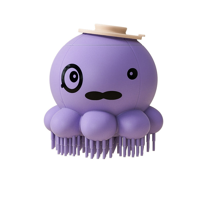 Pet Silicone Bath Massage Comb Body Wash Brush Tool