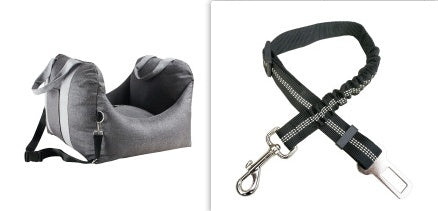 Waterproof Pet Car Seat Carrier Travel Safety Basket Bed