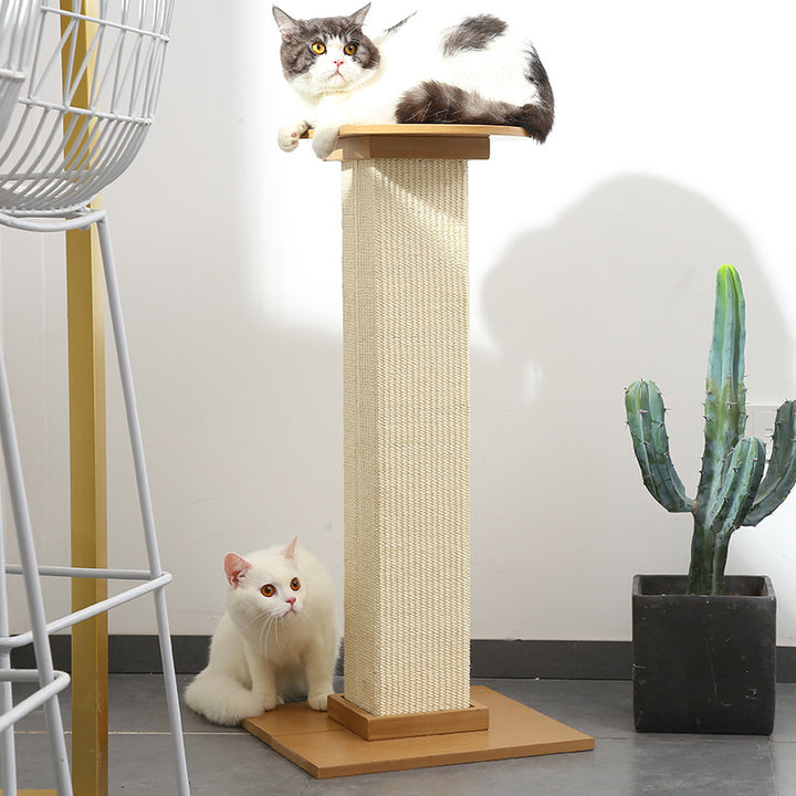 Sisal Roman Column Shape Pet Scratching Board Toy