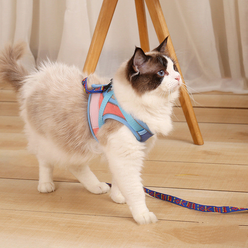 Reflective Anti Escape Pet Harness With Leash