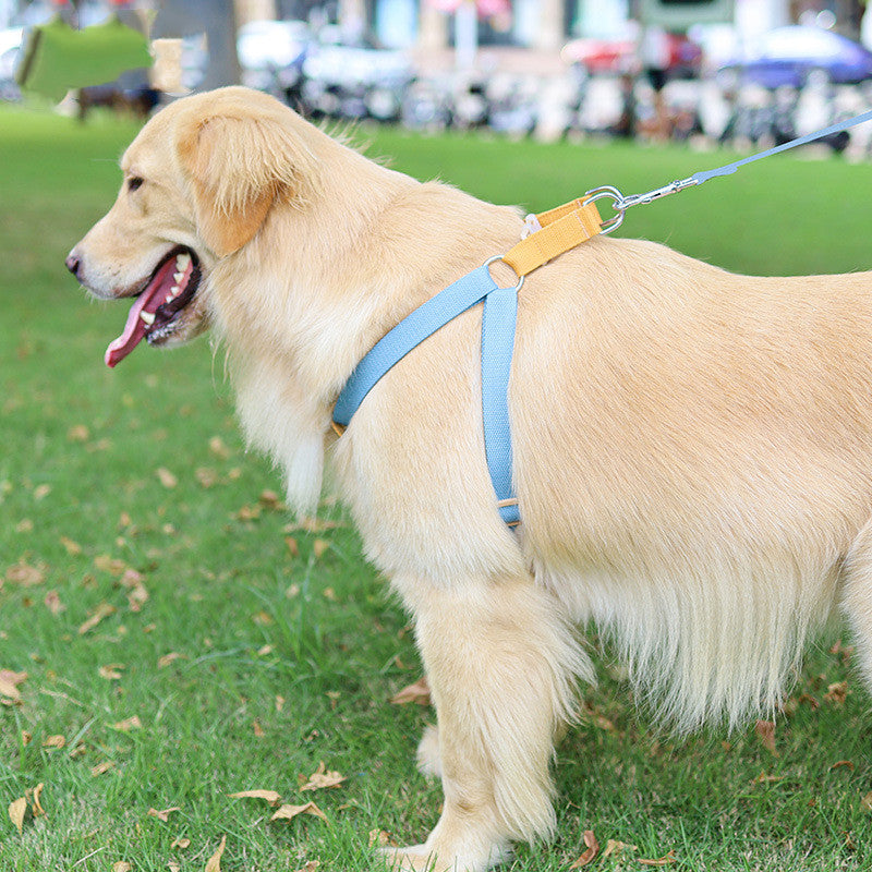 Vest Style Pet Drawstring Leash Walking Harness Strap