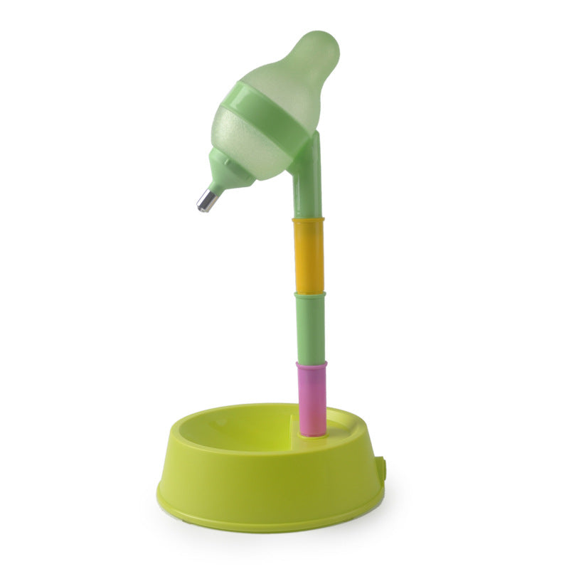 Automatic Pet Water Dispenser Adjustable Height Feeding Fountain