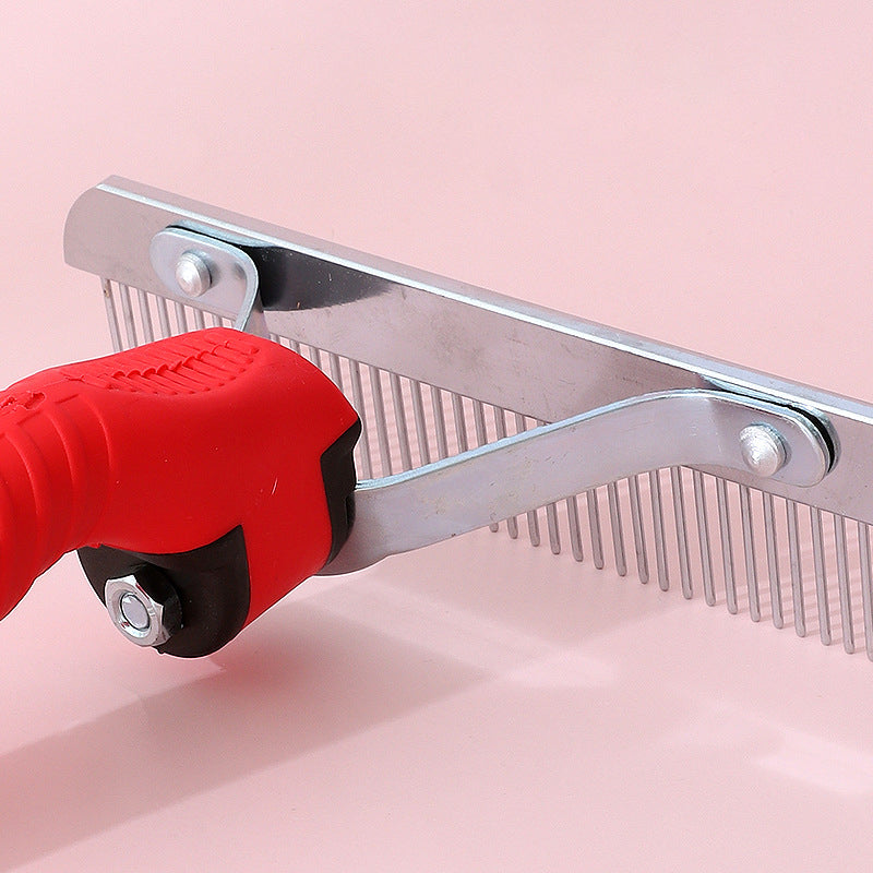 Extra Large Pet Rake Comb Deshedding Grooming Brush Tool