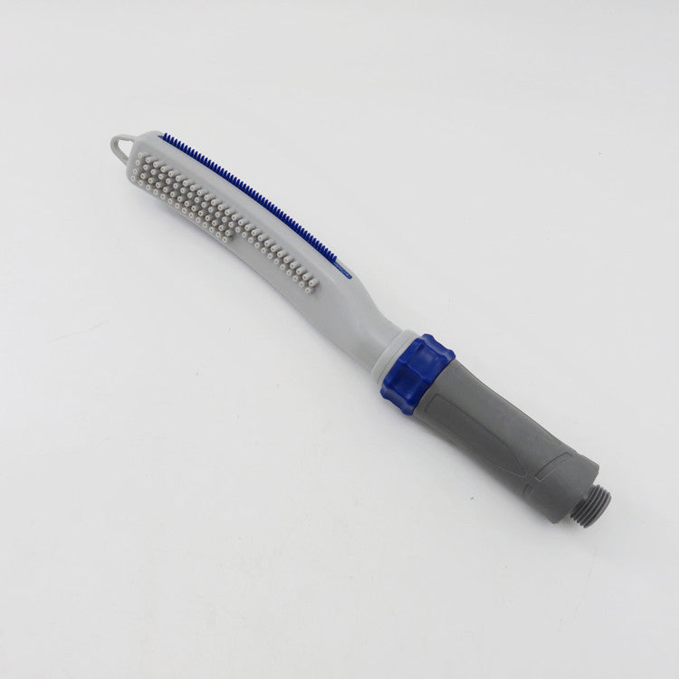 Pet Bath Shower Brush With Water Hose Grooming Tool