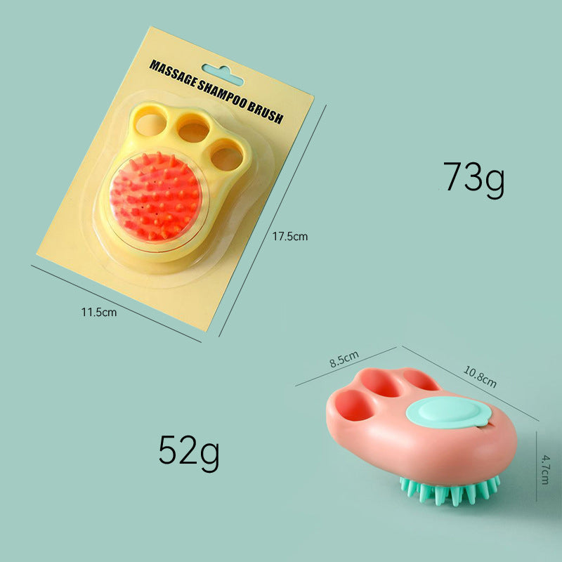 Pet Claw Bath Massage Brush Comb Cleaning Tool