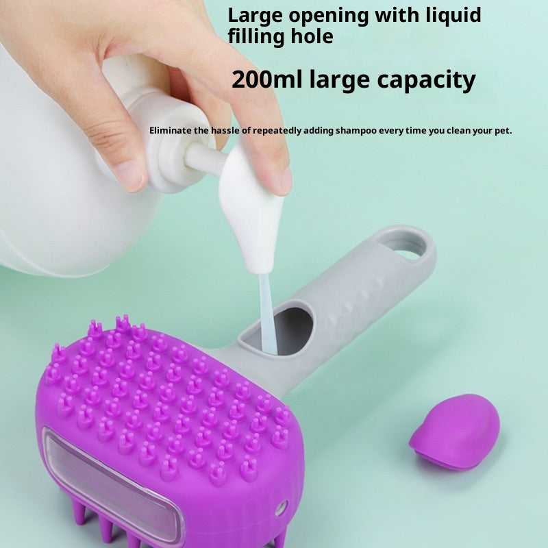Pet Bath Floating Hair Cleaning Shower Brush Tool