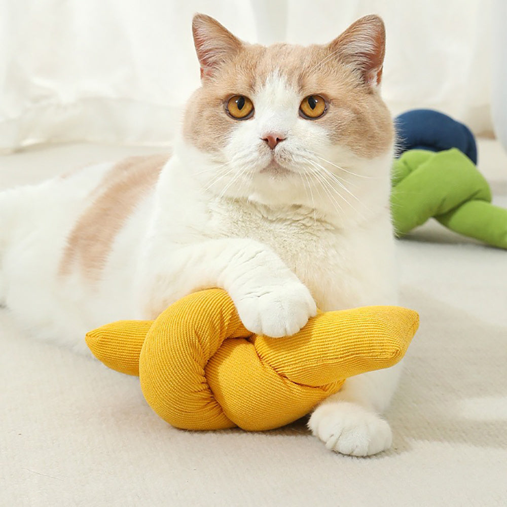 Natural Cotton Knot Rope Interactive Pet Tug Toy