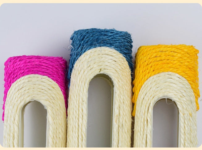 Long Sisal Drum Interactive Pet Toy Three Piece