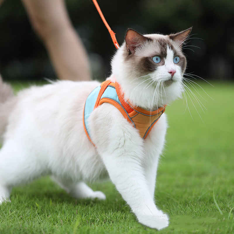 Reflective Anti Escape Pet Harness With Leash