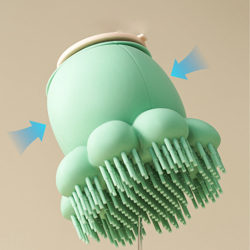 Pet Silicone Bath Massage Comb Body Wash Brush Tool