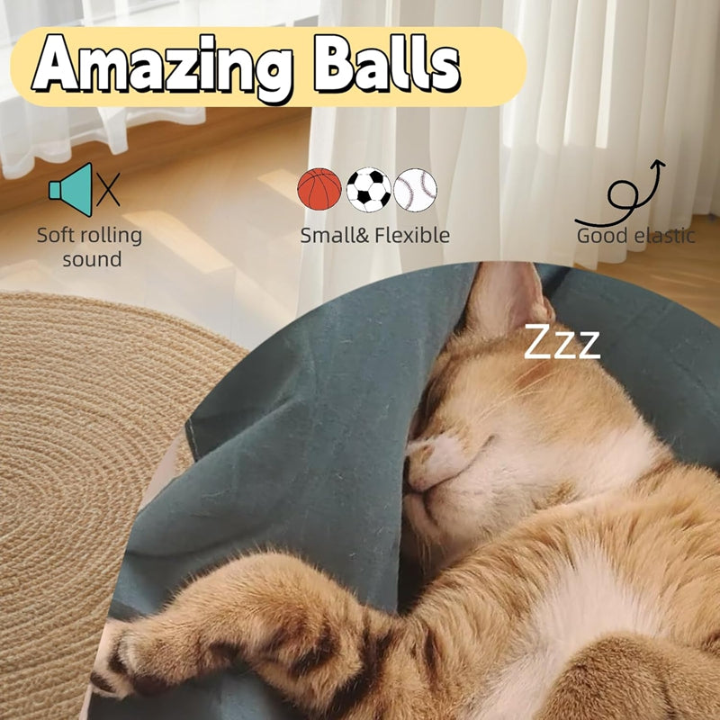 Interactive Feather Ball Pet Toy For Self Entertainment