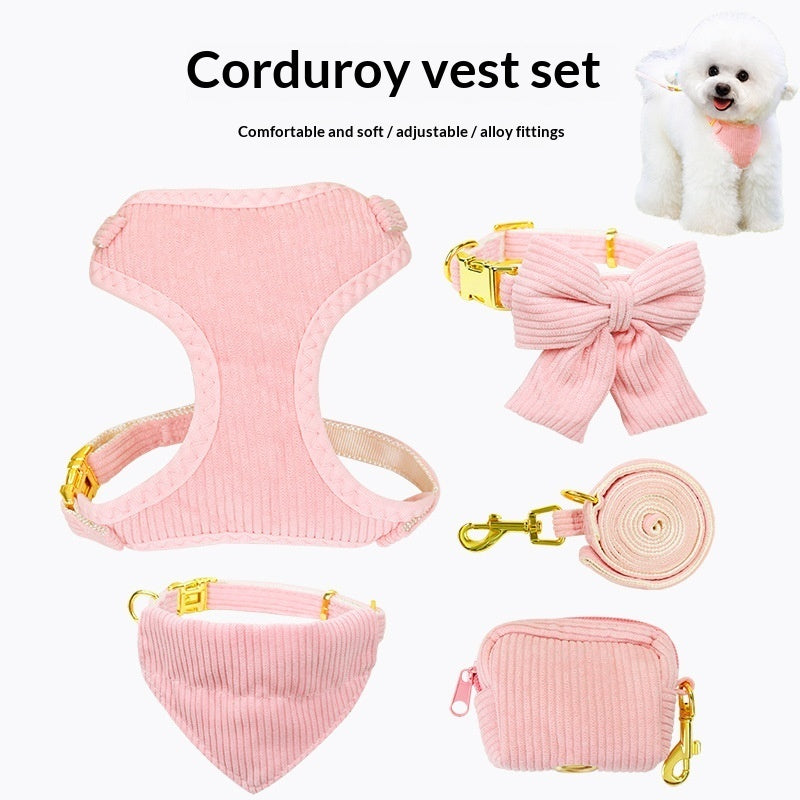 Outdoor Pet Harness And Leash Set For Walking Control