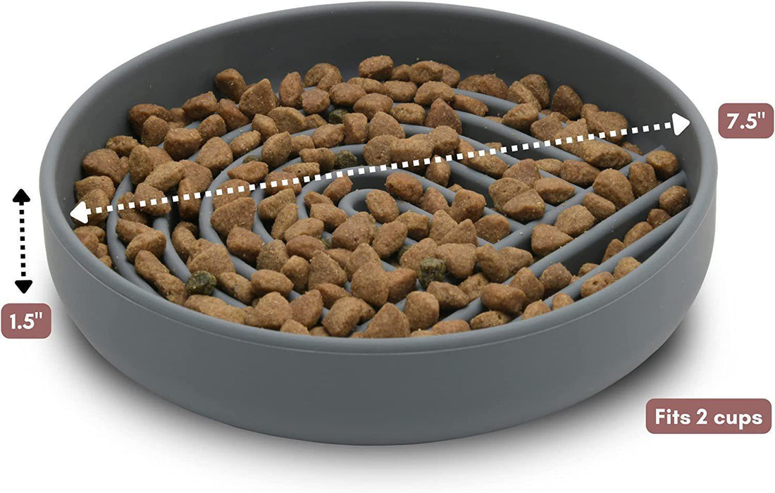 Simple Fashion Pet Slow Feeding Bowl Anti Choke
