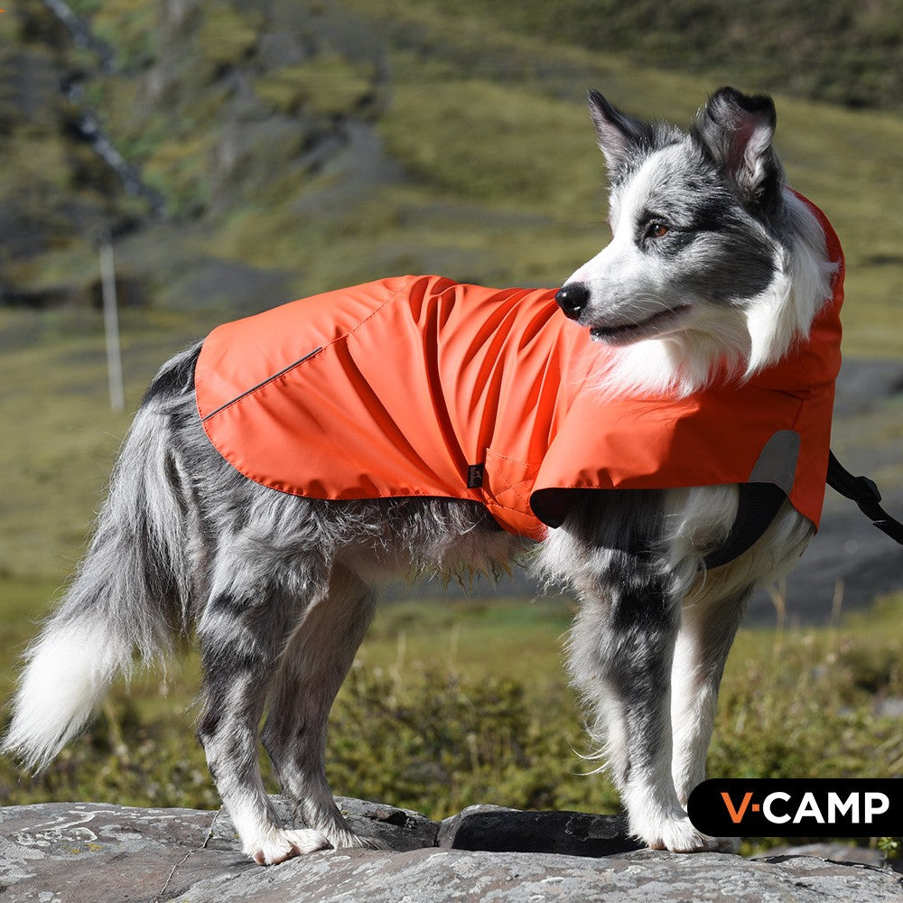Waterproof Windproof Pet Shell Raincoat Jacket Safety Wear