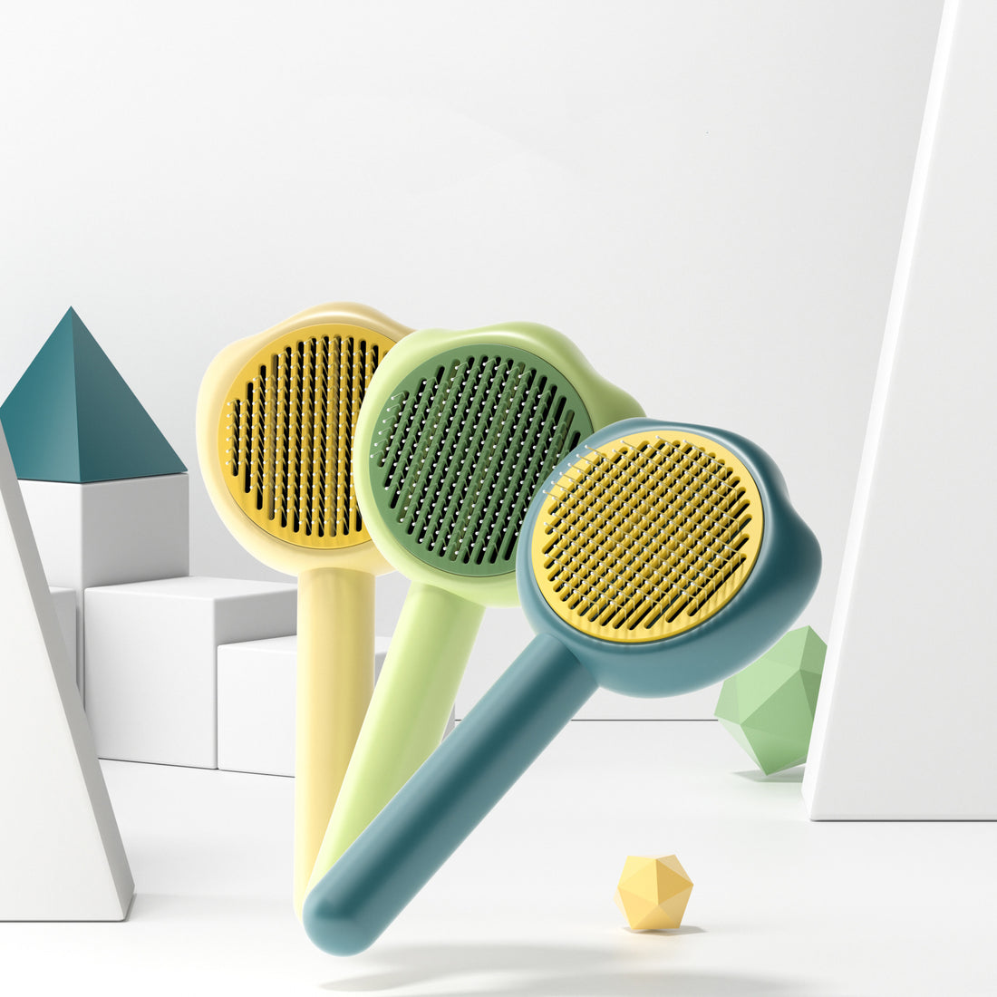 Pet Self Cleaning Grooming Comb Hair Removal Brush Tool